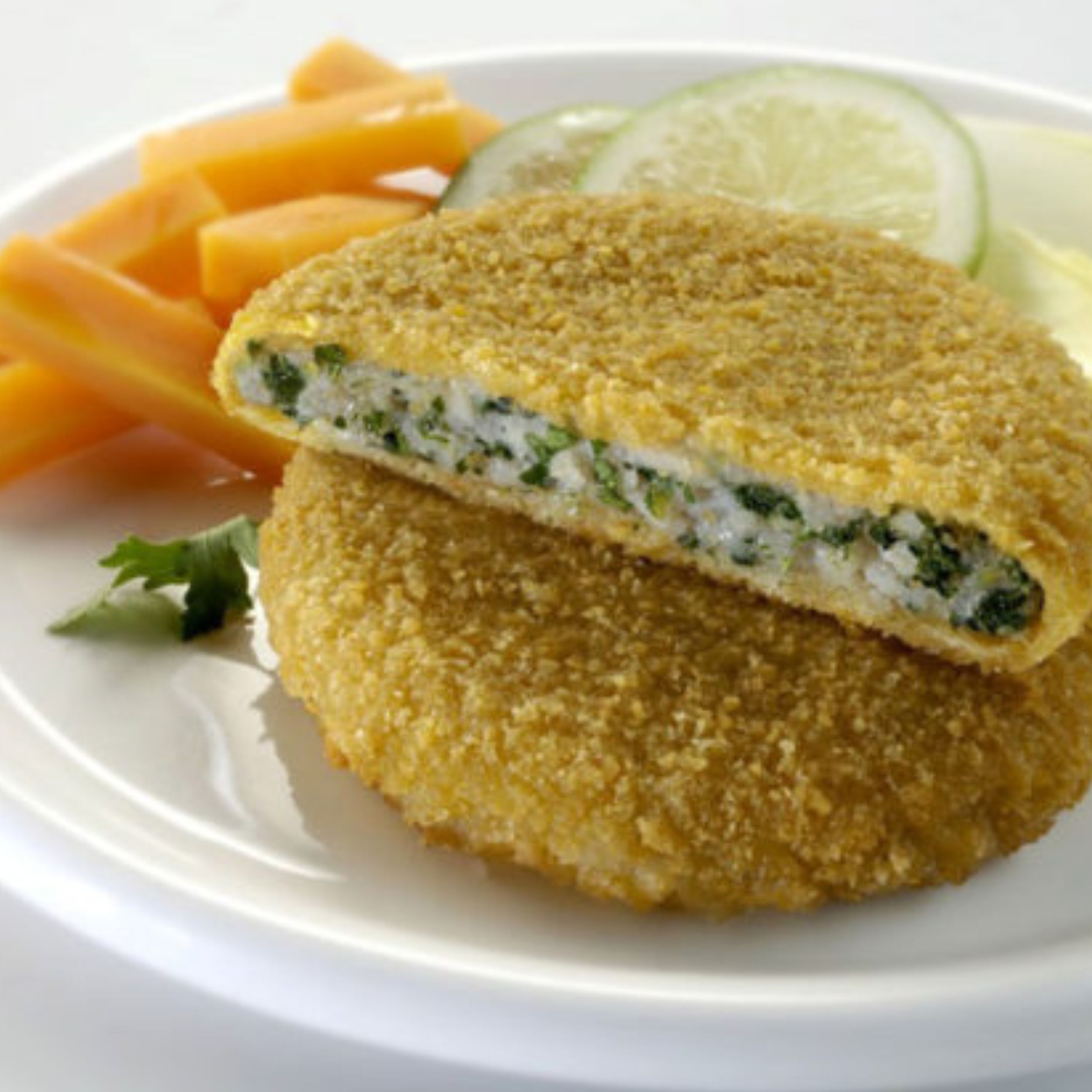 Medallon de merluza con espinaca x 1kg